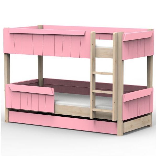 Star Light Convertible Bunk Bed with Trundle Drawer 90 x 200 cm