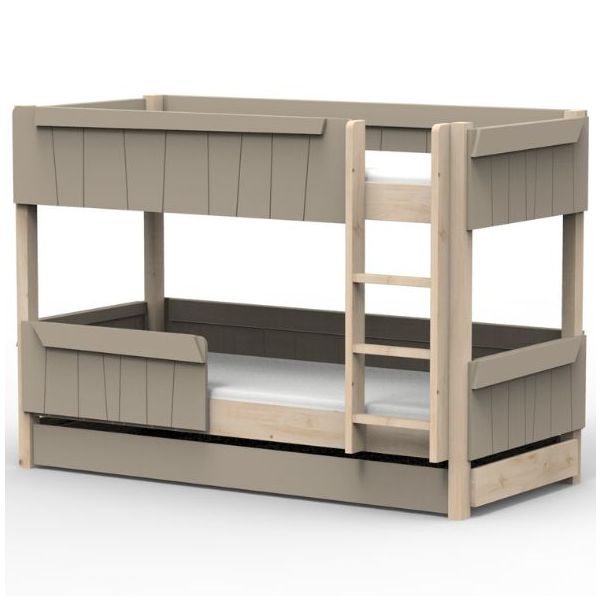 Star Light Convertible Bunk Bed with Trundle Drawer 90 x 200 cm