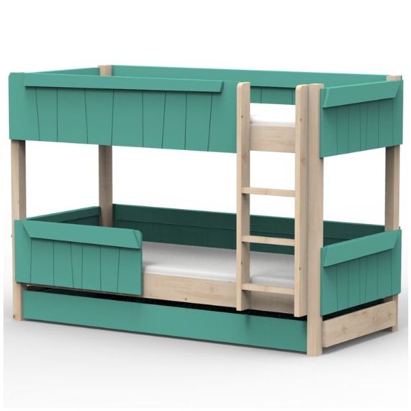 Star Light Convertible Bunk Bed with Trundle Drawer 90 x 190 cm