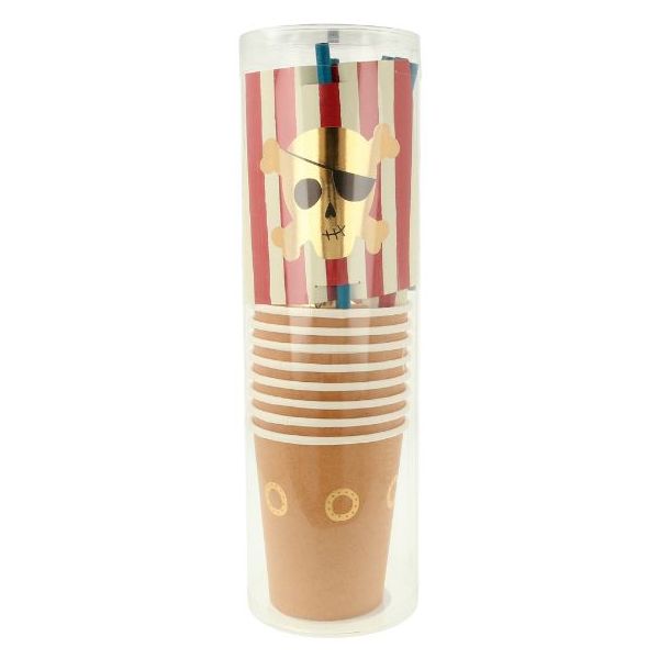 Set de 8 gobelets - Pirates