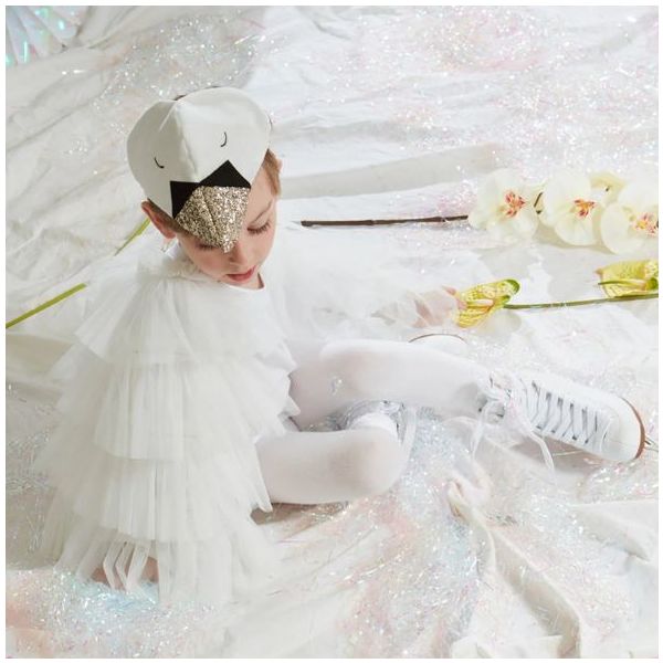 Déguisement de Cygne - 3-6 ans - Blanc