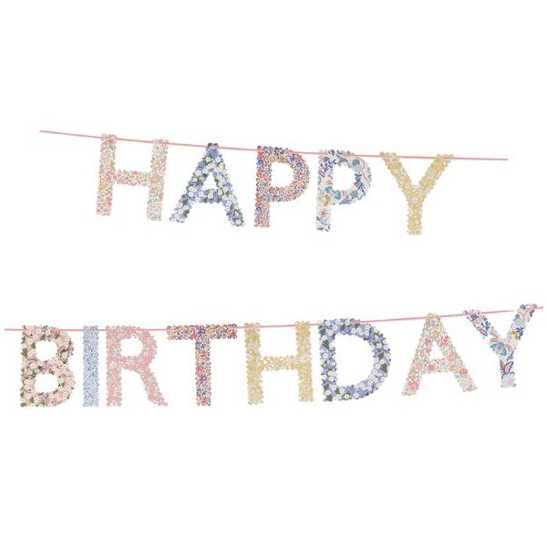 Guirlande Happy Birthday - Liberty