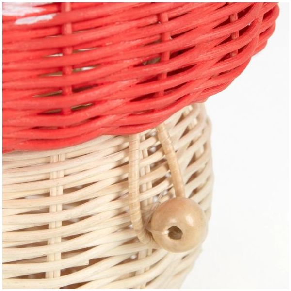 Panier Champignon - Rouge