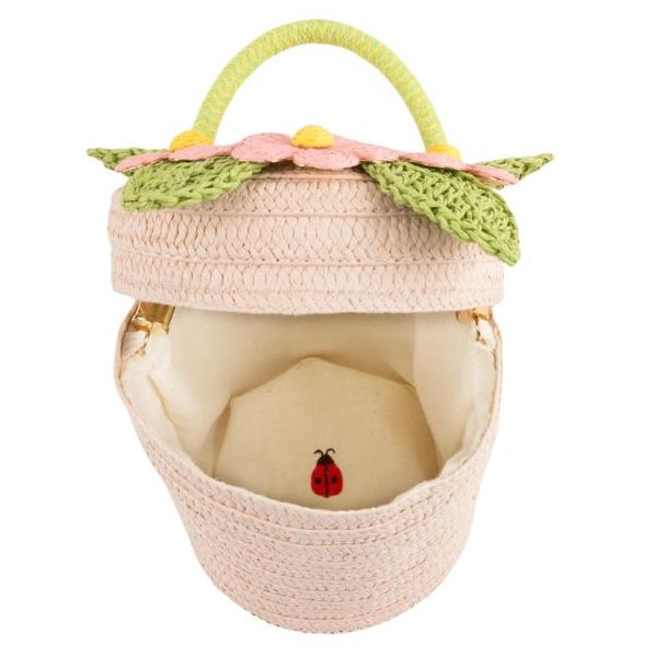 Sac panier tressé - Pot de fleurs