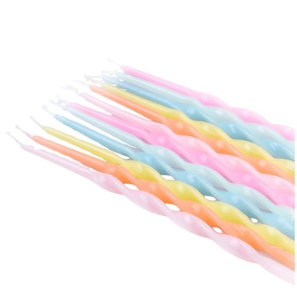 Set de 16 bougies d'anniversaire - Liberty Rainbow Garden Party