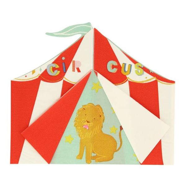 Set de 16 serviettes - Cirque
