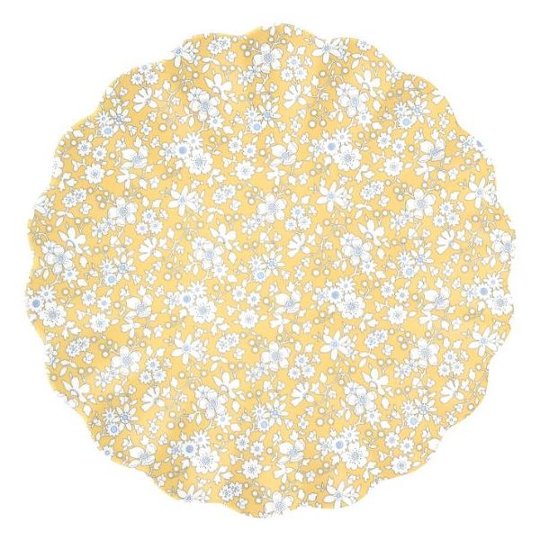Set de 4 grandes assiettes en mélamine - Liberty