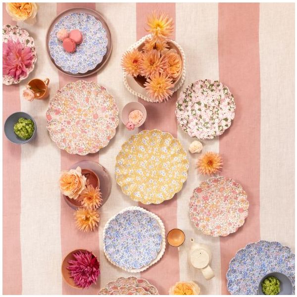 Set de 4 petites assiettes en mélamine - Liberty