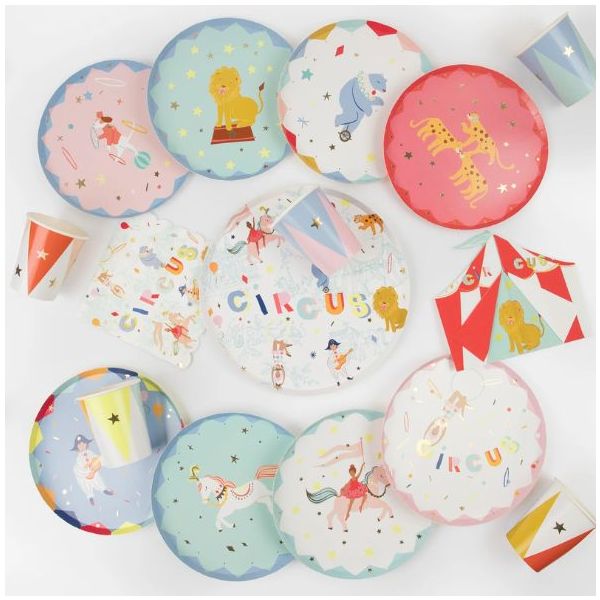 Set de 8 gobelets - Cirque