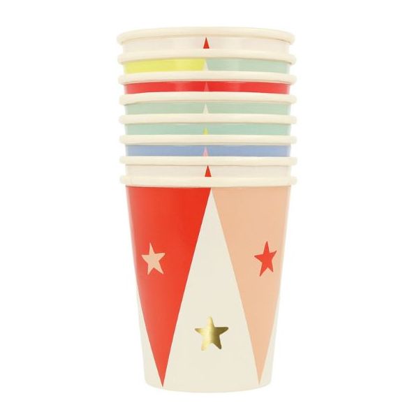 Set de 8 gobelets - Cirque