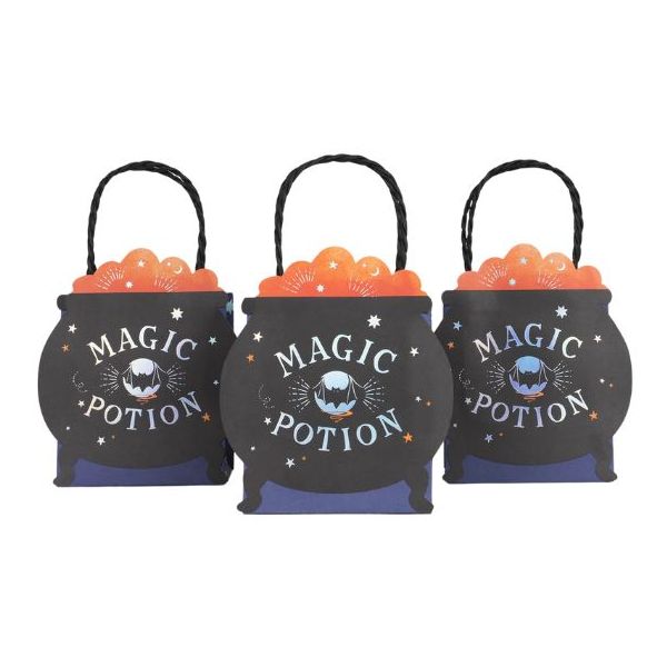 Set de 8 sacs festifs en papier - Chaudron Magique