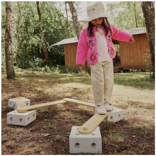 Life-sized Construction Toy - Balance Track Set - Sand