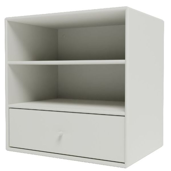 Mini 1005 Square Shelf - 2 Compartments / 1 Drawer - To Hang