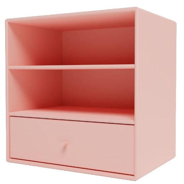 Mini 1005 Square Shelf - 2 Compartments / 1 Drawer - To Hang