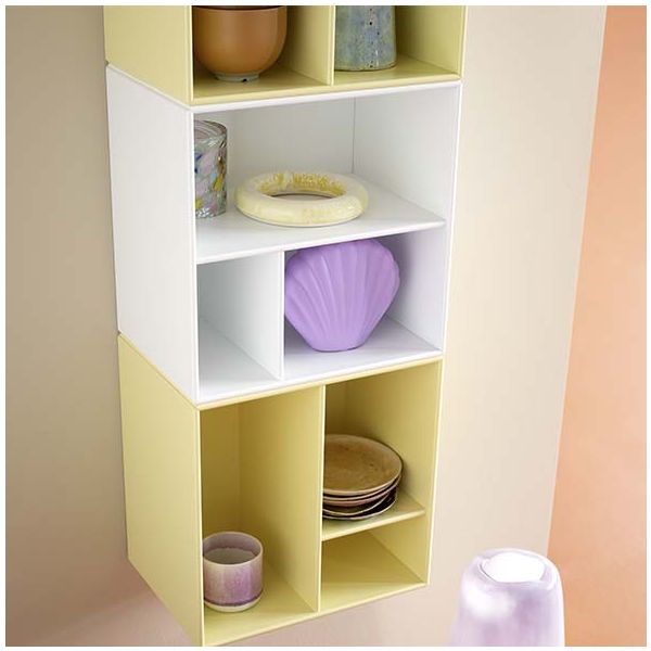 Mini 1302 Square Shelf - 3 Compartments - To Hang