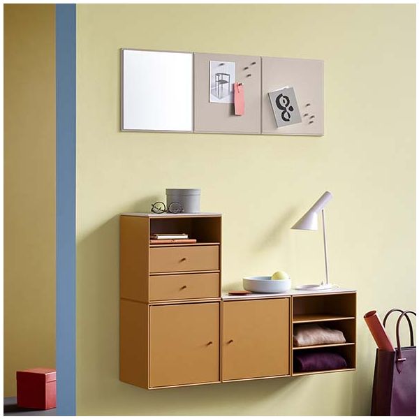 Mini 1302 Square Shelf - 3 Compartments - To Hang