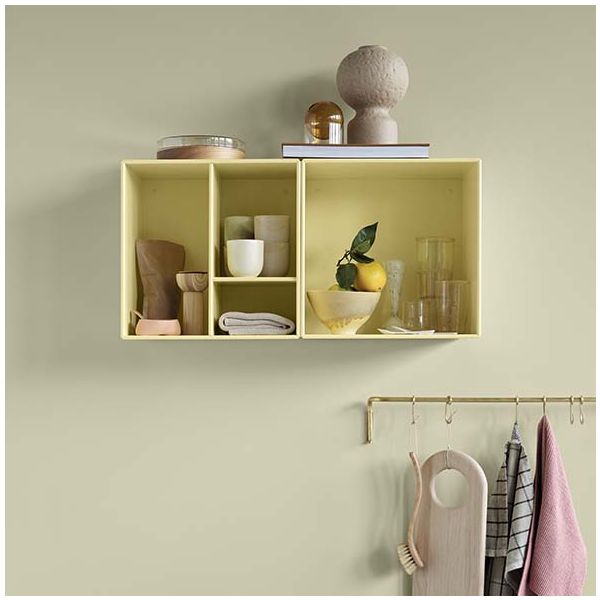 Mini 1005 Square Shelf - 2 Compartments / 1 Drawer - To Hang