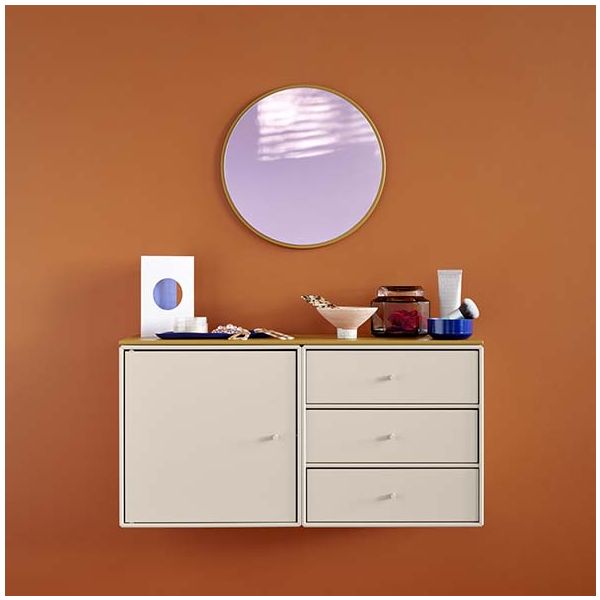 Mini 1302 Square Shelf - 3 Compartments - To Hang