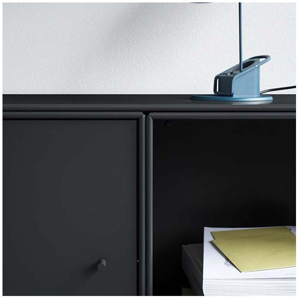 Mini 1005 Square Shelf - 2 Compartments / 1 Drawer - To Hang