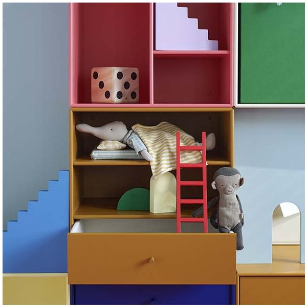 Mini 1104 Square Shelf - 3 Compartments - To Hang