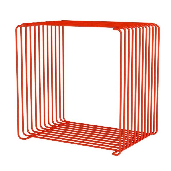 Panton Wire Single Square Metal Shelf - 25,7 cm