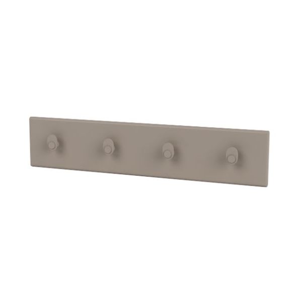 Porte-manteau mural avec 4 patères