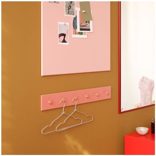 Porte-manteau mural avec 6 patères
