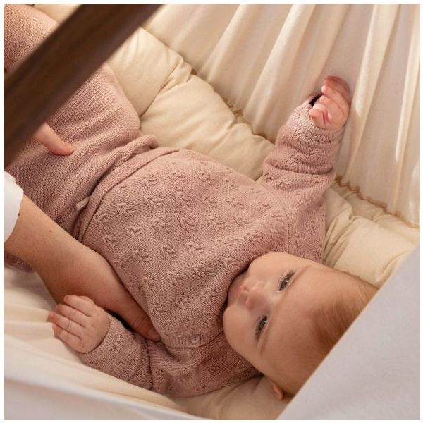 Bundle Classic - Hamac bébé suspendu à ressorts - Moteur Original - Nature / Gris