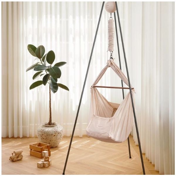 Hamac bébé suspendu à ressorts - Nature