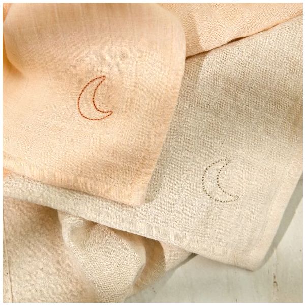 Set de 2 petits langes - Mix Rose