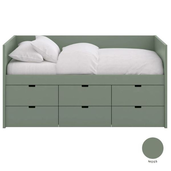 Day bed Block 6 drawers - 90x190cm