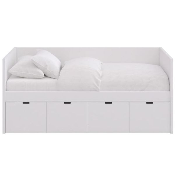 Box Day Bed with 4 Drawers - 90x190cm