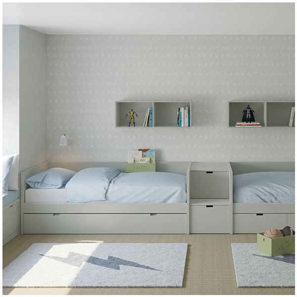 Lit banquette Nido avec tiroir lit - 90 x 200 cm