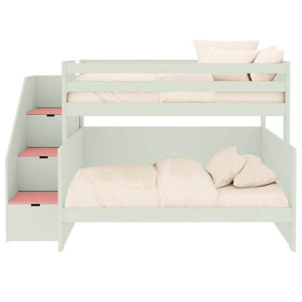 Family Bunk Bed - Staircase - 90x200cm / 120x200cm