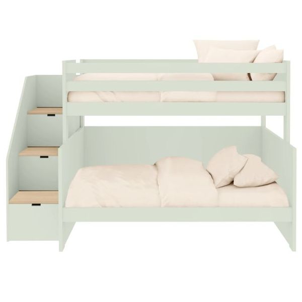 Family Bunk Bed - Staircase - 90x200cm / 120x200cm