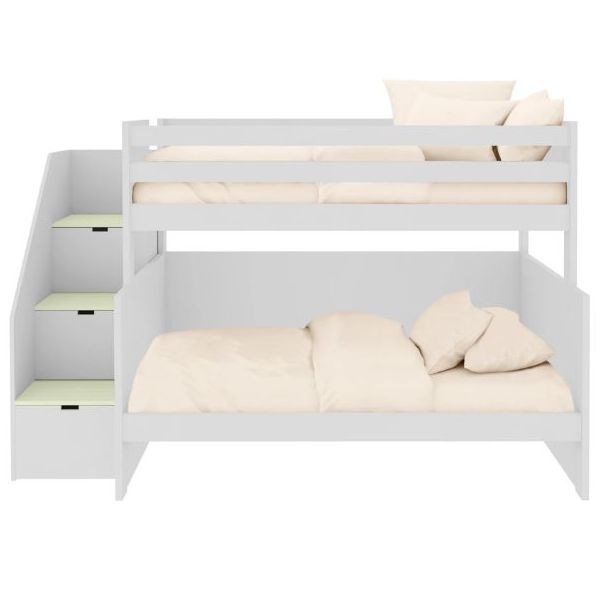 Family Bunk Bed - Staircase - 90x200cm / 120x200cm