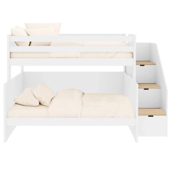 Family Bunk Bed - Staircase - 90x200cm / 120x200cm
