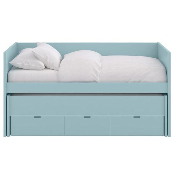 Lit banquette gigogne Movil avec tiroirs - 90 x 200 cm