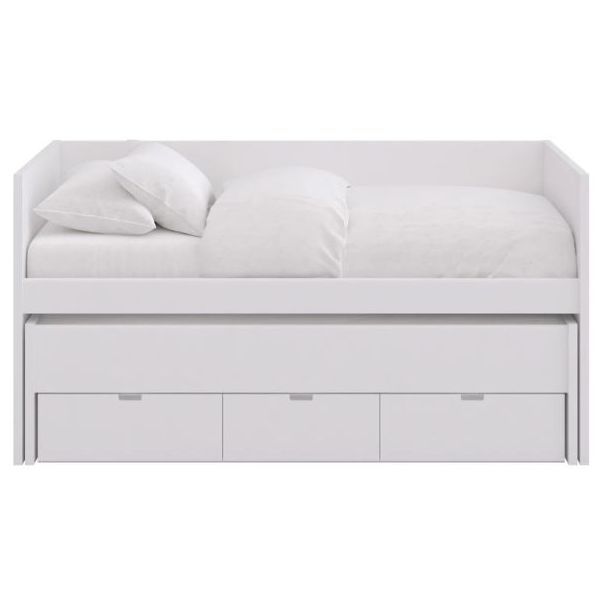 Lit banquette gigogne Movil avec tiroirs - 90 x 190 cm