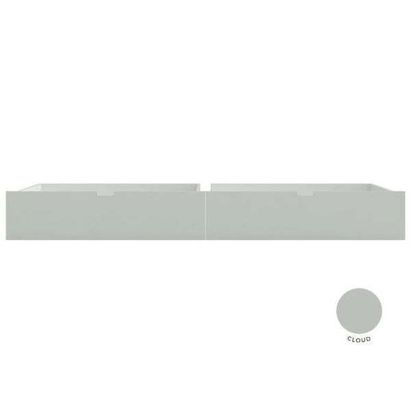Set de 2 tiroirs à roulettes - 200 cm