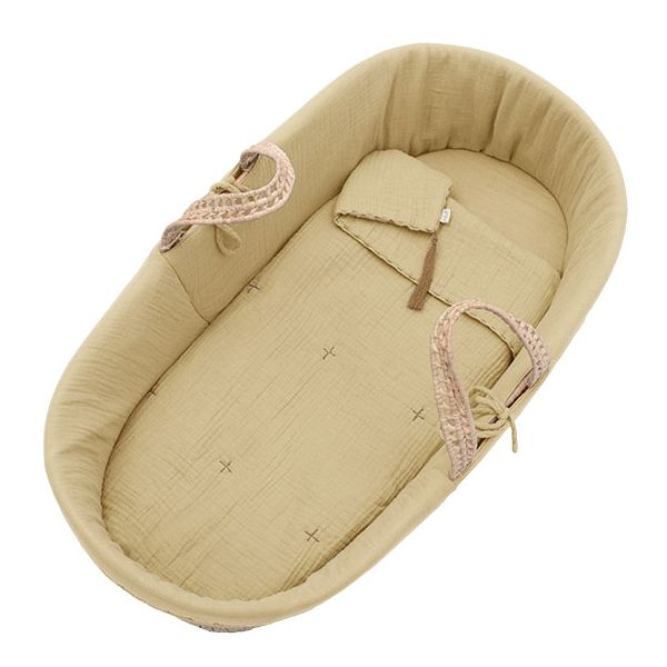 Parure pour couffin en palme - Mellow Yellow