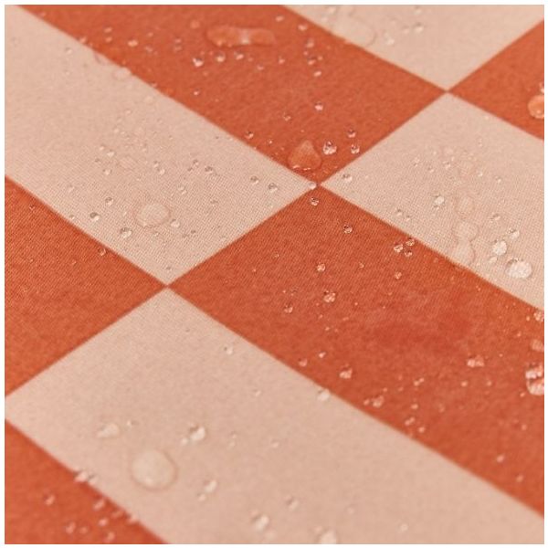Matteo Outdoor Long Beanbag Chair - Tiles Tangerine