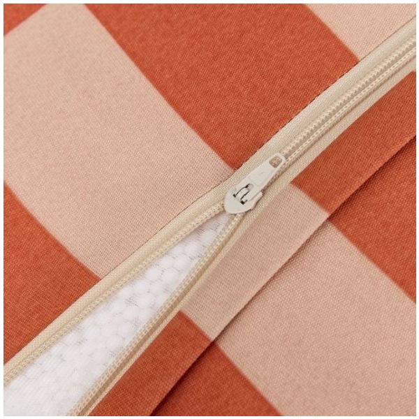 Matteo Outdoor Long Beanbag Chair - Tiles Tangerine