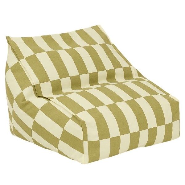 Vibes Kids Outdoor Beanbag Chair - Tiles Lime