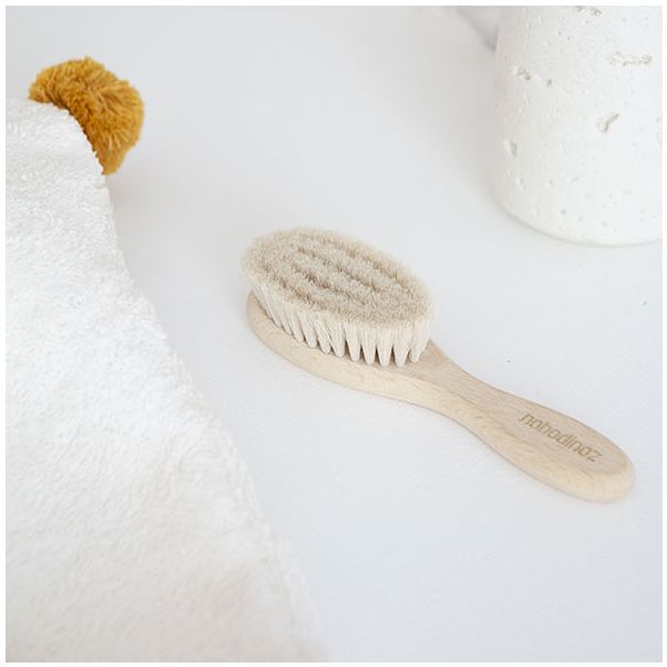 Brosse bébé en bois