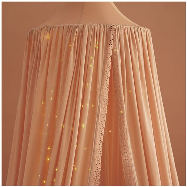 Ciel de lit voile Vera Dentelle - Sienna Brown