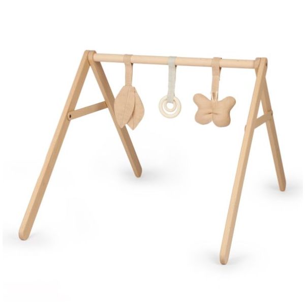 Set de 3 jouets à supendre en lin - Papillon
