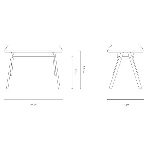 Growing Green Kids Desk - 3–6 years - Natural Oak