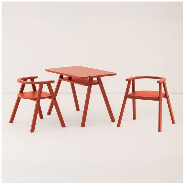 Growing Green Kids Desk - 3–6 years - Red