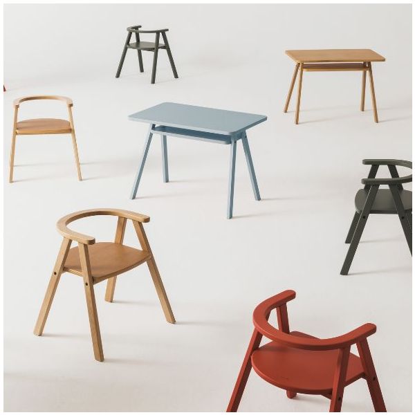 Chaise Enfant Growing Green - Rouge